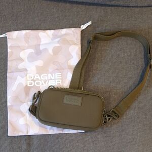Dagne Dover Khaki Crossbody Bag